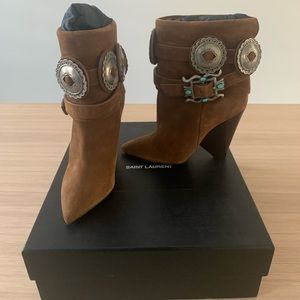 Saint Laurent Brown in Suede